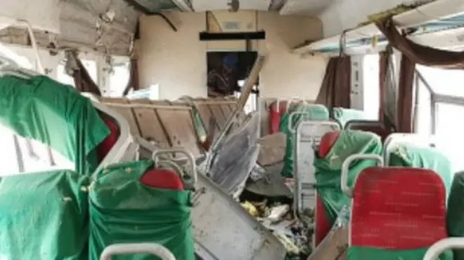 Inu ọkọ reluwe ti agbebọn bajẹ lati ji ero gbe lọ