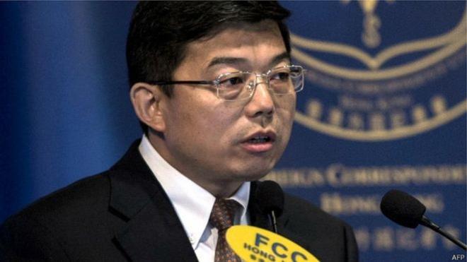 北京政府在香港聯絡辦公室的法律部部長王振民
