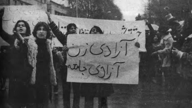 women march tehran
