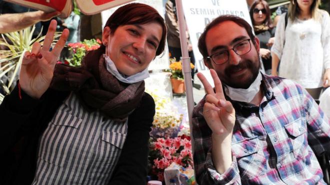 Nuriye Gülmen ve Semih Özakça açlık grevlerinin 63'üncü gününde