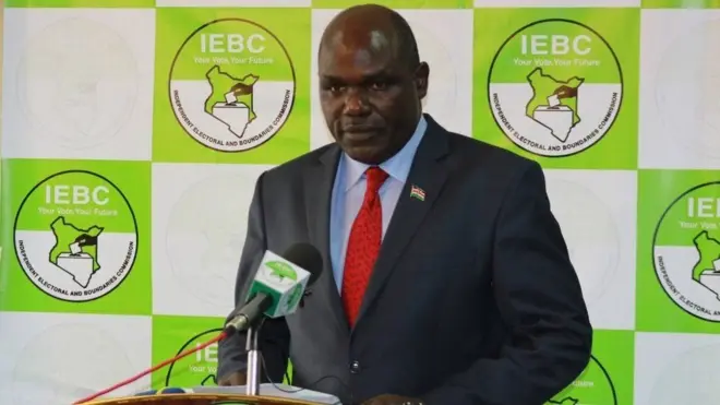 Mwenyekiti wa Tume ya Uchaguzi Kenya Wafula Chebukati