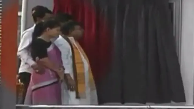 بی جے پی کی ریلی کا یہ ویڈیو سوشل میڈیا پر وائرل ہو رہا ہے