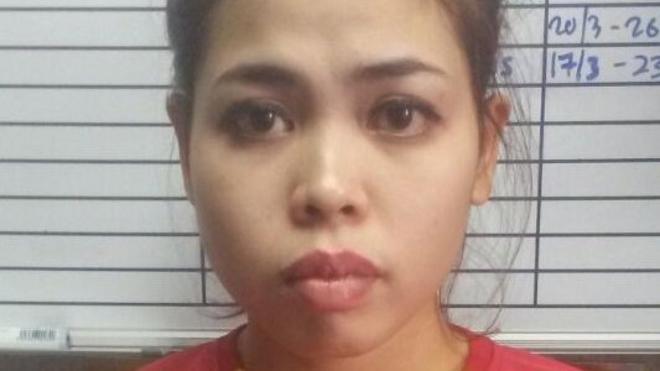 嫌疑人之一印尼籍女子艾希亞（Siti Aisyah）