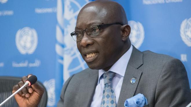 Adama Dieng, conseiller spécial de l'ONU sur la prévention du génocide