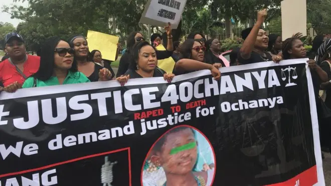 Potesters for Abuja on top Ochanya Ogbaje mata