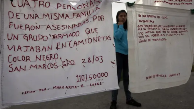 En México hay miles de personas desaparecidas.