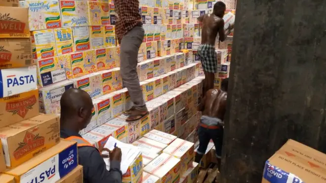 Na for August Cacovid bin launch dia food palliative campaign