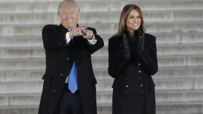 دونالد ترامب وعد بالتغيير قبل ساعات من تنصيبه رئيسا