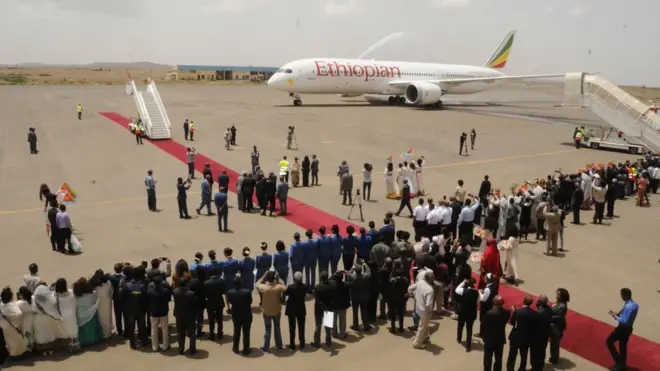 መንገዲ ኣየር ኢትኦጵያ ኣብ ኣስመራ