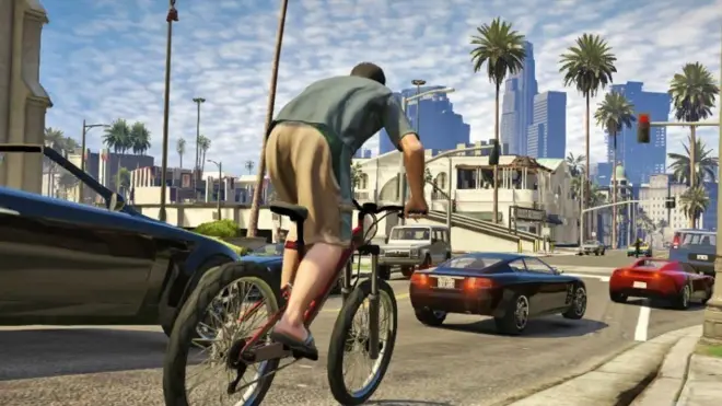 Grand Theft Auto V is one of the most downloaded videogames.