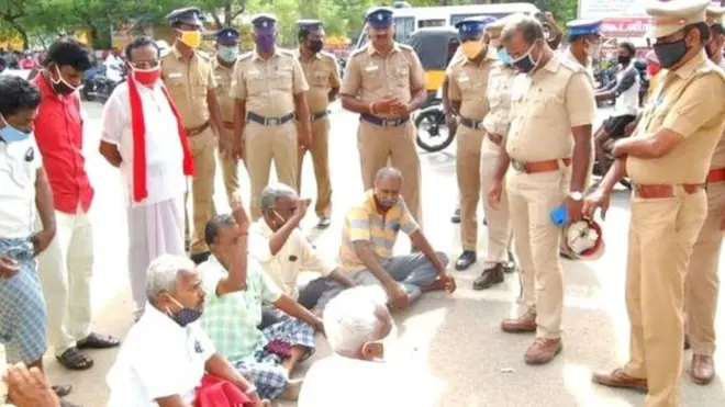 కస్టడీ మరణాలపై నిరసన