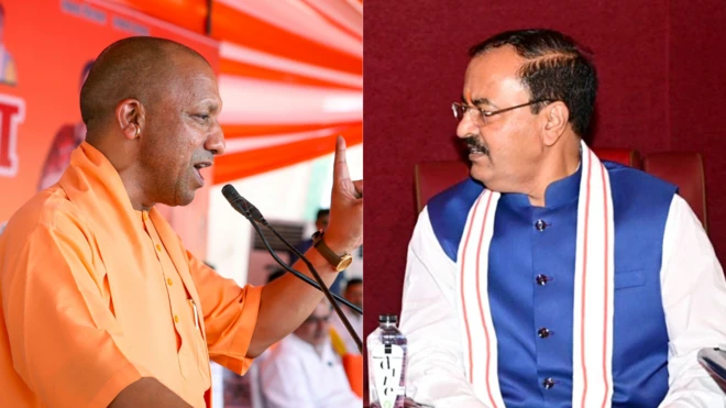 योगी आदित्यनाथ और केशव प्रसाद मौर्य