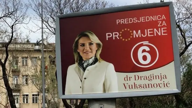 Predsednička kampanja Draginje Vuksanović težila je da je predstavi kao kandidata građanske opcije u Crnoj Gori