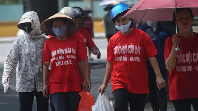 Đã xảy ra nhiều cuộc biểu tình phản đối của người dân quanh vấn đề đất đai