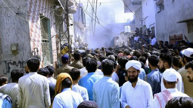 سرگودھا، مشتعل ہجوم، توہین مذہب