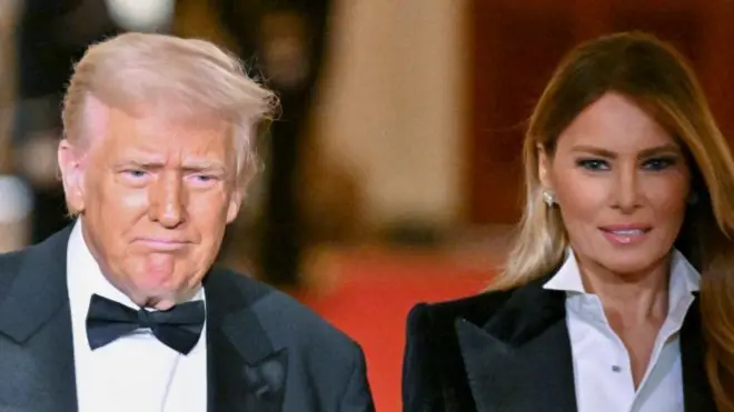 डोनाल्ड ट्रंप और मेलानिया ट्रंप