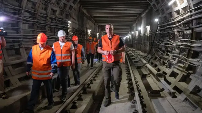 Кличко в метро