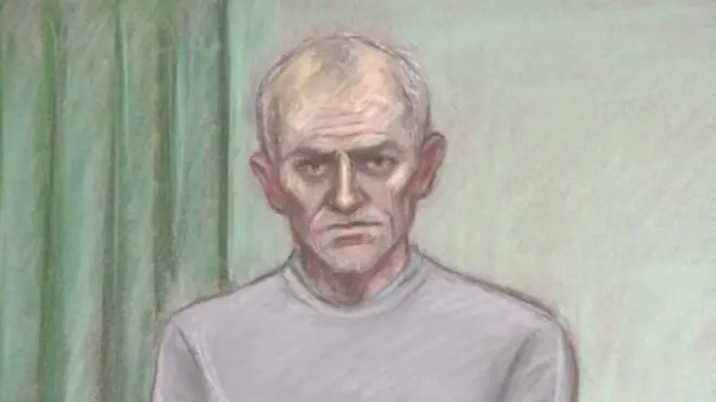 Баррі Беннелл на судовому засіданні