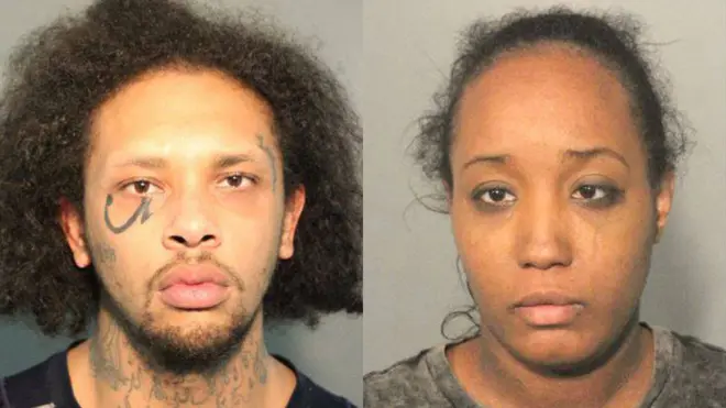 Jonathan Allen, de 29 años, es tatuador e Ina Rogers, de 30, trabaja en una empresa de servicios médicos.