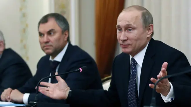 Вместо Путина на похороны Кастро полетит спикер Госдумы Вячеслав Володин (справа)