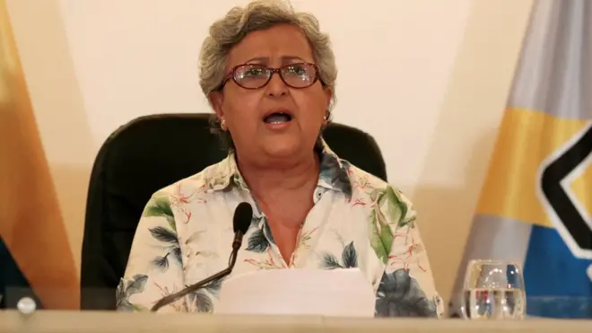 Tibisay Lucena vinculó las acusaciones de Smartmatic a las sanciones reciente y el "acoso" contra el poder electoral de Venezuela.