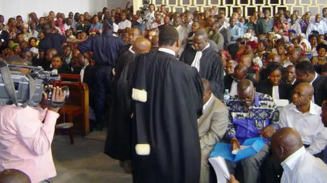 Une Cour de Brazzaville en 2005