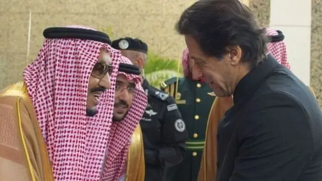 सऊदी अरब के शाह और इमरान ख़ान
