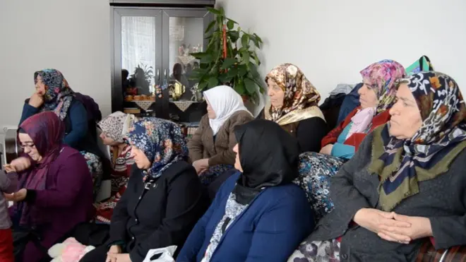 AKP Kadın Kolları'nın Ankara'daki ev ziyareti