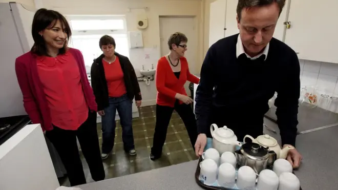 Дэвид Кэмерон со своей женой Самантой, Англия, 2010 год.