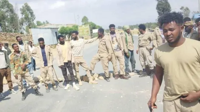 ለተቃውሞ መቀለ ወጥተው የነበሩ የትግራይ ኃይል አባላት