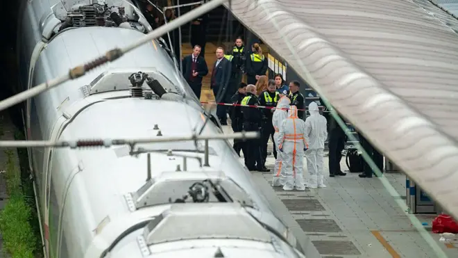 این حمله در نزدیکی سکوهای ۱۳ و ۱۴ ایستگاه مرکزی قطار هامبورگ اتفاق افتاد