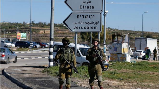Israeli soldiers in Gush Etzion (file photo)