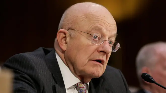 克拉珀曾任美国国家情报总监，于今年1月20日特朗普就任总统时离任。