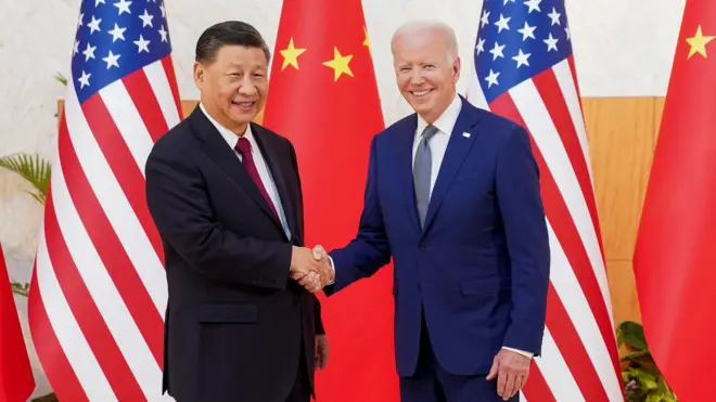 Biden and Xi first face to face meeting