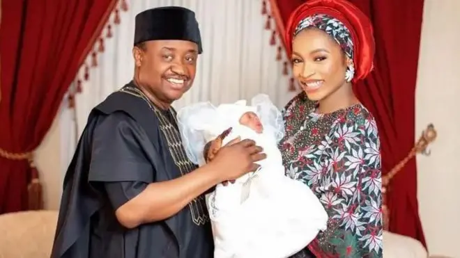 Aworan Tijani Babangida ati Maryam Waaziri