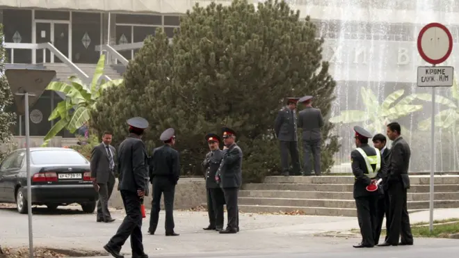 Пойтахт Душанбедаги милиция ходимлари