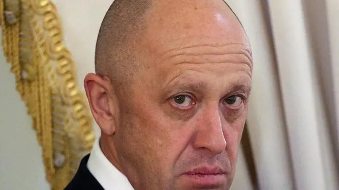 يفغيني بريغوجين في اجتماع عام 2016