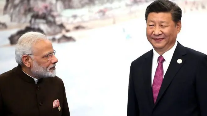 नरेंद्र मोदी, शी जिनपिंग