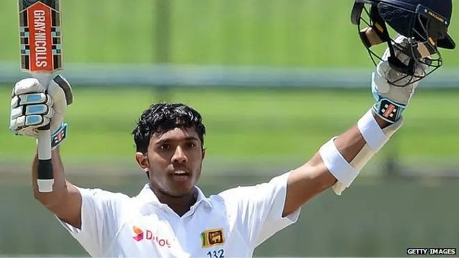 Kusal Mendis hit 176 in Sri Lanka's second innings