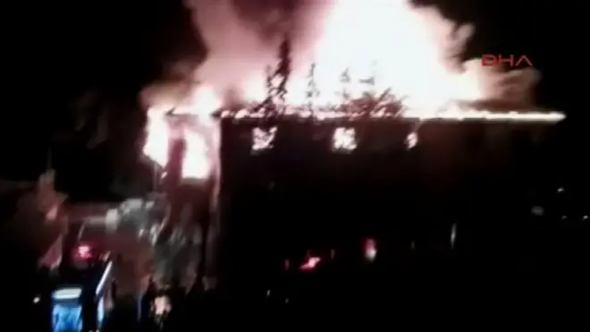 Пожар в Турции