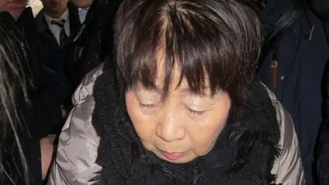 นางจิซะโกะ คะเคฮิ อายุ 70 ปี ถูกจับกุมตัวเมื่อปี 2014