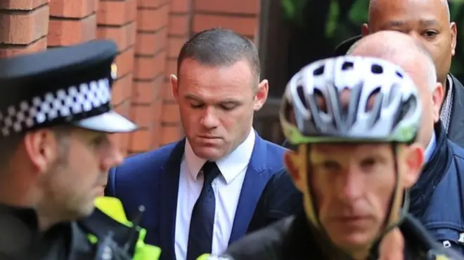 Di judge tell Rooney say "You put yourself and other road users for risk"
