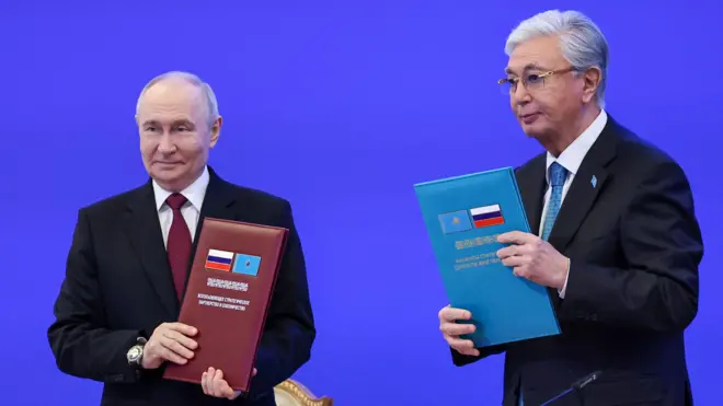 Путин и Токаев, 28 мая 2026 года