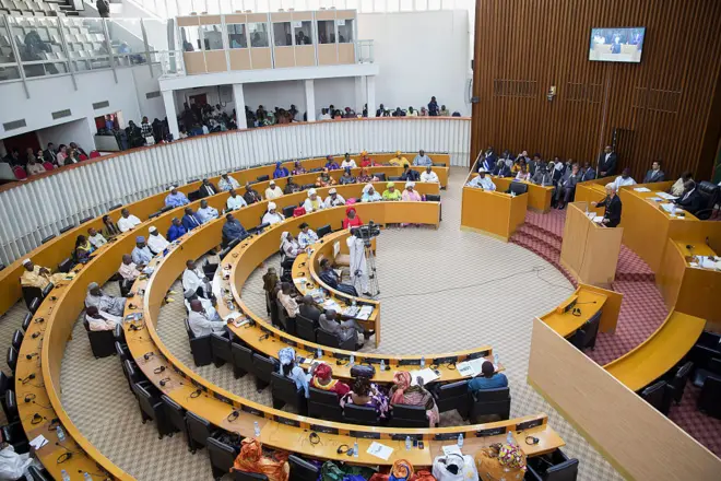 Des députés à l'assemblée nationale du Sénégal