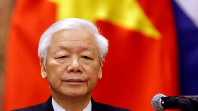 Nguyen Phu Trong naik ke tampuk kepresidenan untuk menggantikan presiden Vietnam sebelumnya yang wafat.
