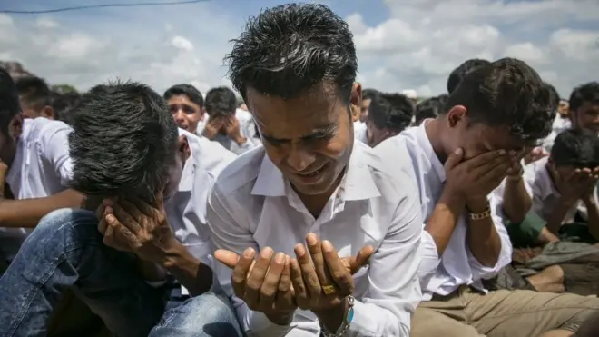 نحو 750 ألفاً من أقلية الروهينجا قد فروا من ولاية راخين، في ميانمار