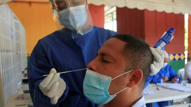 Prueba de coronavirus