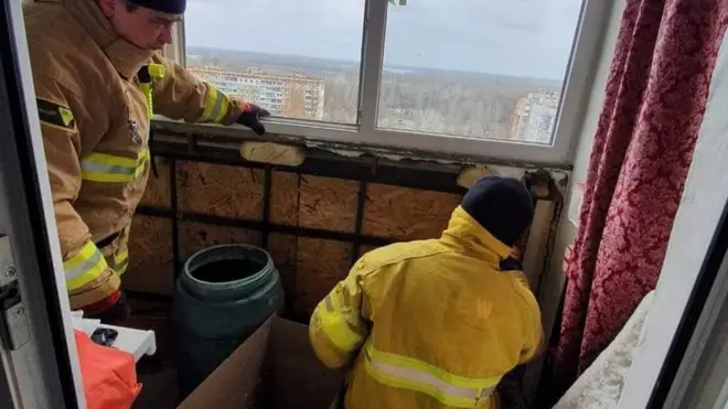 кажани, блкон, рятувальники