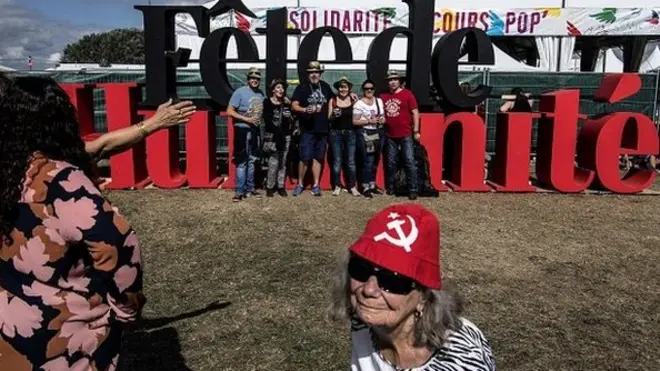 Một ngày hội của báo l'Humanite ở ngoại ô Paris tháng 9/2018