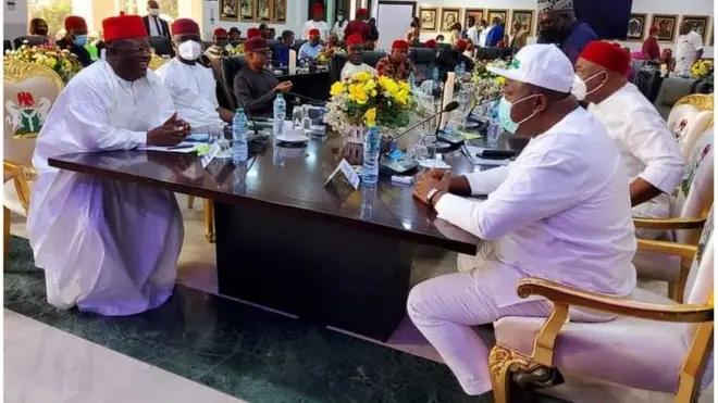 Dave Umahi, Ifeanyi Ugwuanyi, Hope Uzodinma